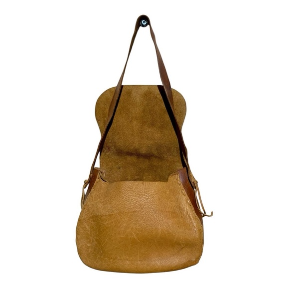 Vintage 1970’s Handcrafted Leather Shoulder Bag - Picture 4 of 8